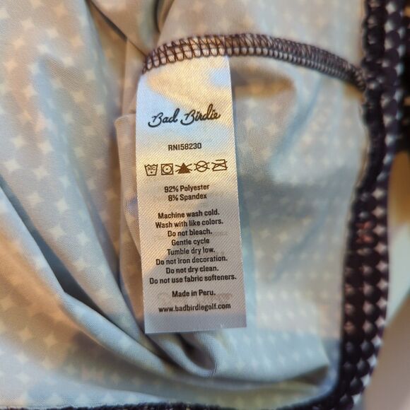 Bad Birdie Throwing Darts Top Womens Medium 1/4 Zip Golf Active Stretch - Picture 7 of 8